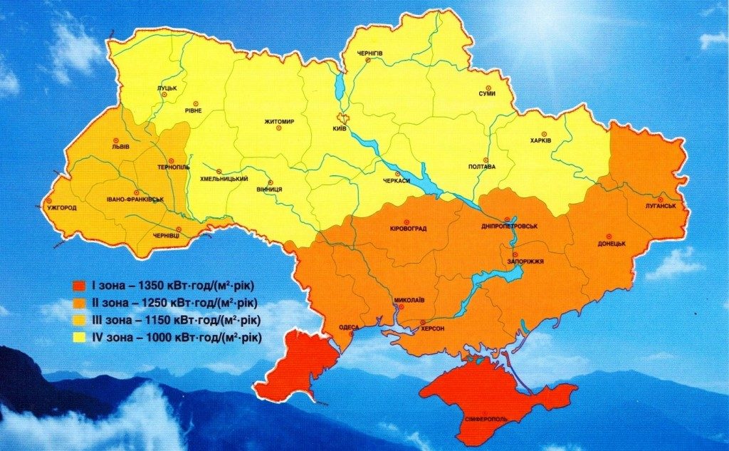 Теплова карта України