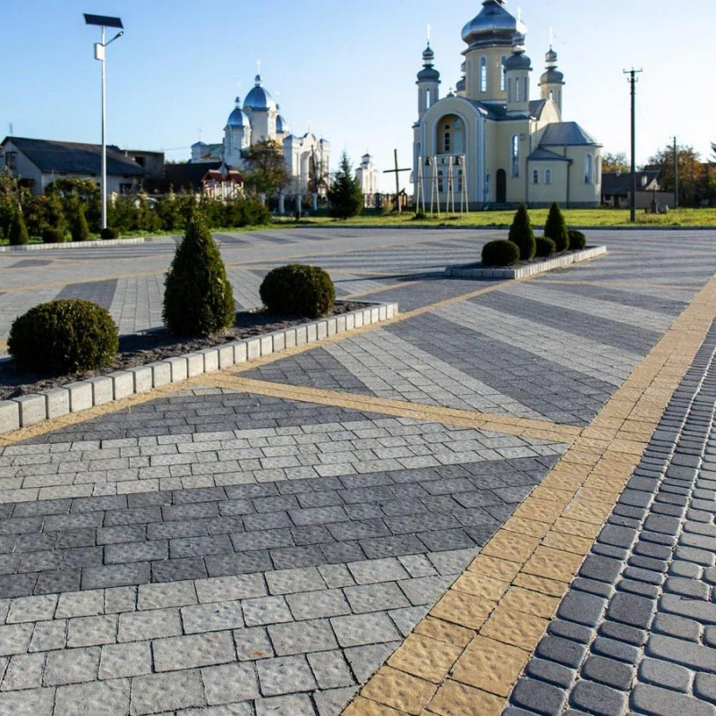 Бруківка Римський камінь колір Гірчичний 6 см Магік